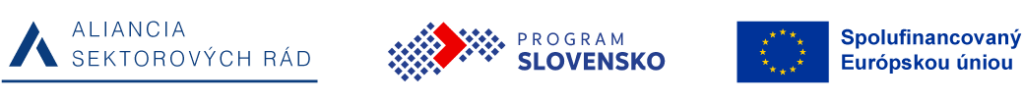 Logá Aliancia sektorových rád (horizontálne), Program Slovensko, Spolufinancovaný Európskou úniou.